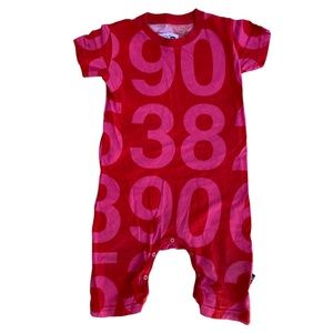 Nununu | pink alphabet jumpsuit